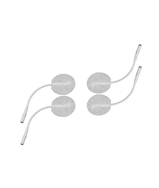 Eletrodo Descartável Silicone Auto Adesivo 3x2cm com 4 und Redondo Carcitrode