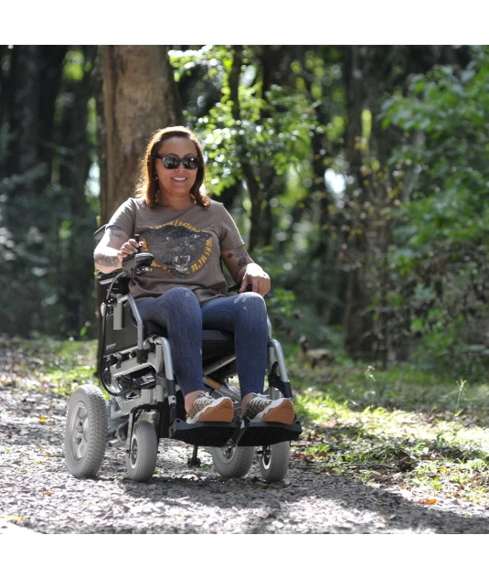Cadeira Motorizada Dobrável D1000 Dellamed
