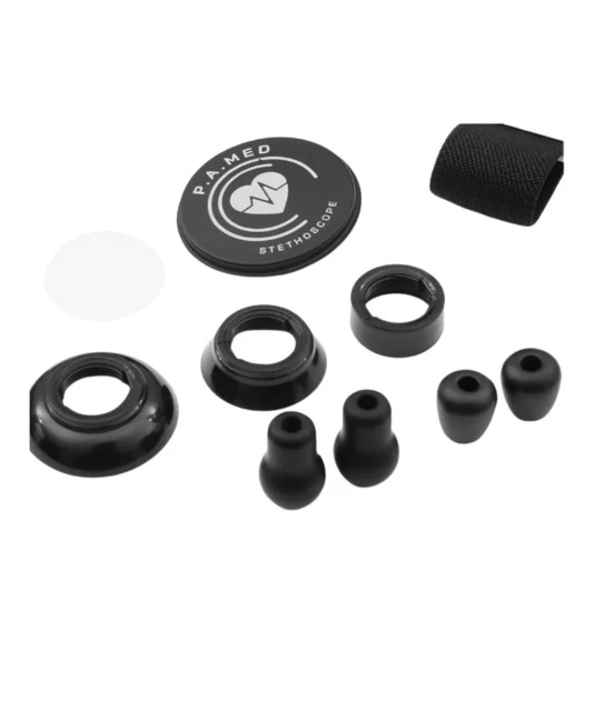 Kit Acadêmico Total Black com Bolsa Ergonômica Preta Rainbow - PA MED