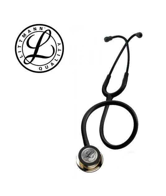Estetoscópio Littmann Classic III Adulto Black Edition Champagne