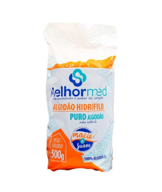 Algodão Hidrófilo 500gr MelhorMed