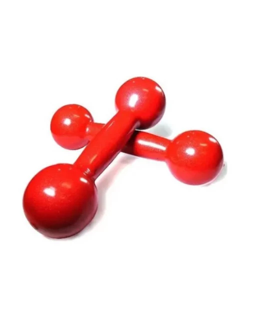 Halteres tipo bola 1/2kg vermelho ref 1290