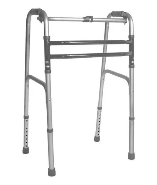 Andador 3 Barras Idoso Aluminio Dobravel Até 120kg