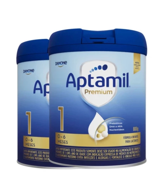 Aptamil Premium 1 Lata 800g Danone - 2 Unidades & E-book