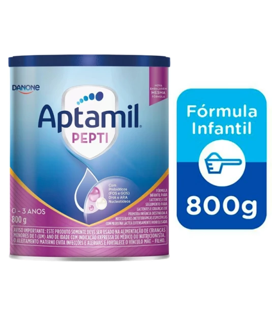 Aptamil Pepti 800g Kit 2und - Para Alérgicos a Leite de Vaca/Soja Danone & E-book