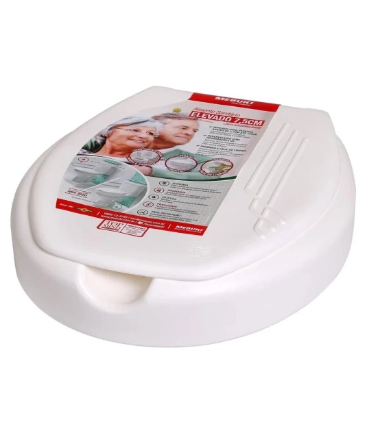 Assento Sanitário Elevado Almofadado Mebuki