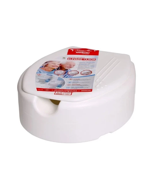 Assento Sanitário Elevado Almofadado Mebuki