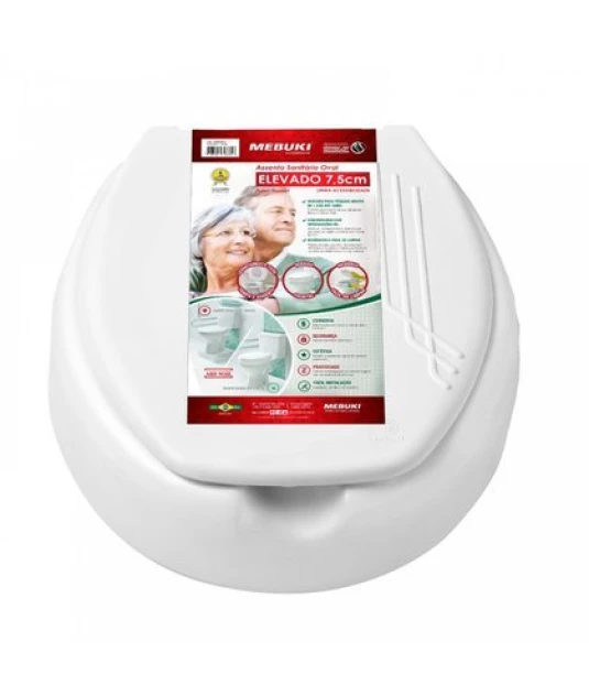 Imagem de cima do Assento Sanitário Elevado Mebuki
