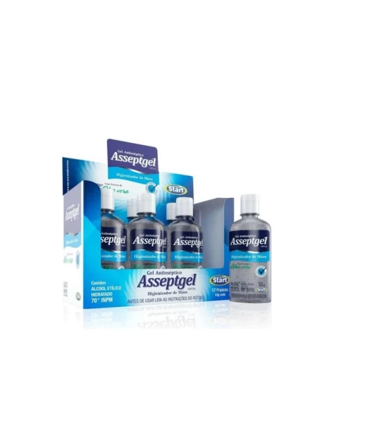 Álcool em gel antisséptico Asseptgel Start Quimica 