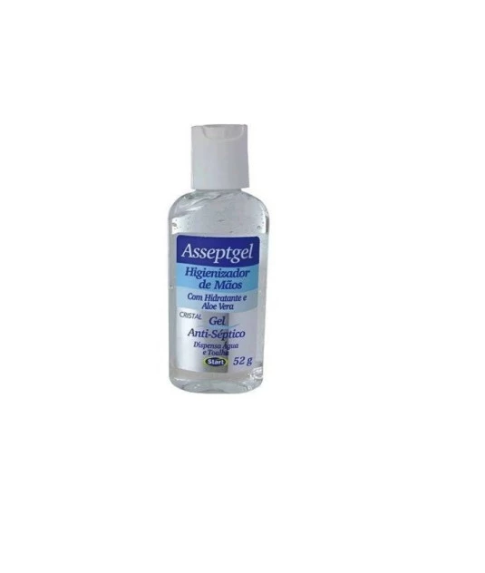 Álcool em gel antisséptico Asseptgel Start Quimica 