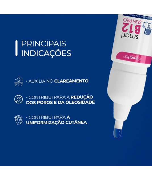 Smart B12 - Clareamento e Oleosidade Skin Pro 5 unidades 3ml - Smart GR