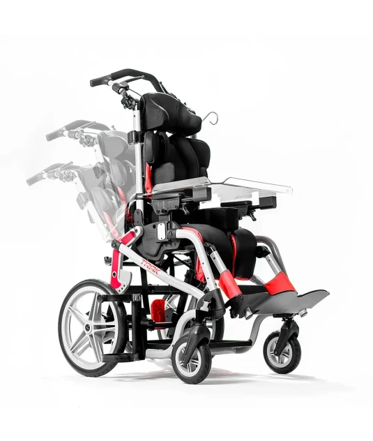 Carrinho Postural Infantil Trak Vermelho Até 36 Kg Leggero