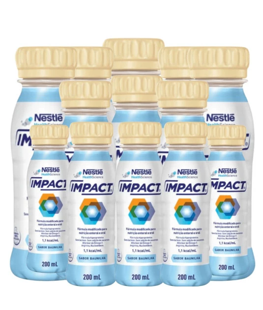 Impact 200ml 24 Unidades Baunilha Nestle