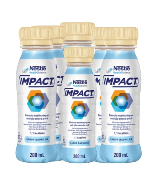 Impact 200ml 6 Unidades Baunilha Nestle