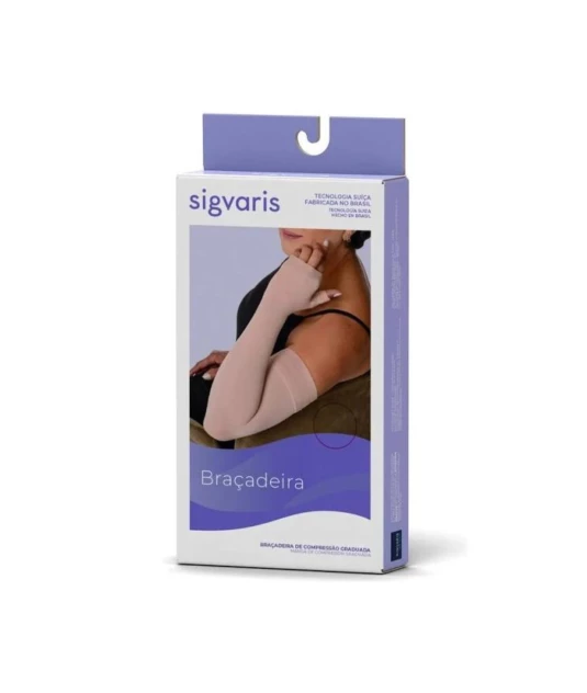Braçadeira até a Mão com Polegar 30-40mmHg Alta Compressão Sigvaris 