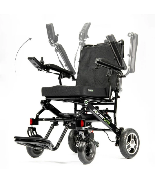Cadeira de Rodas Motorizada Compact In - Power Lite - Preta (Default)