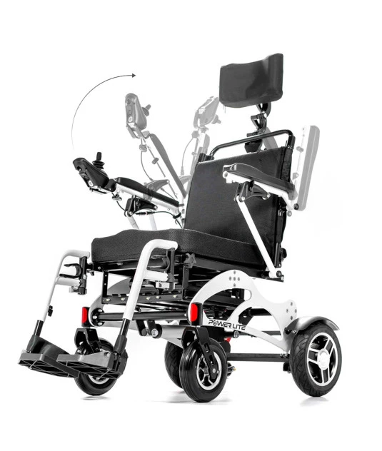 Cadeira de Rodas Motorizada Dobrável Tilt Wave Power Lite 
