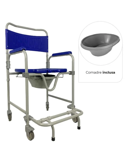 Cadeira de Banho Dobrável e Desmontável até 150 Kg D45 Dellamed