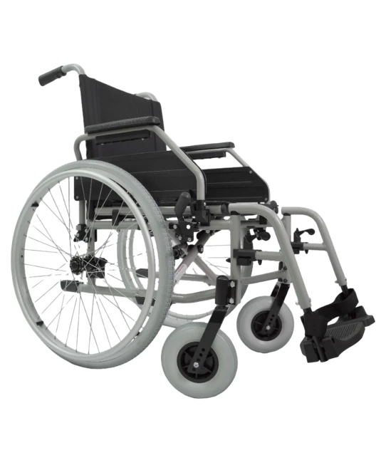 Cadeira de Rodas Pro10000 40cm em Alumínio - Suporta até 115kg