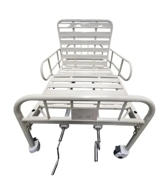 Cama Fawler Hospitalar 2 Manivelas Supermedy + Colchão Hospitalar Impermeável D28 1,88 x 0,88m p/ Cama Fawler Altura 1