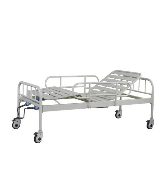 Cama Fawler Hospitalar 2 Manivelas Supermedy + Colchão Hospitalar Impermeável D28 1,88 x 0,88m p/ Cama Fawler Altura 1