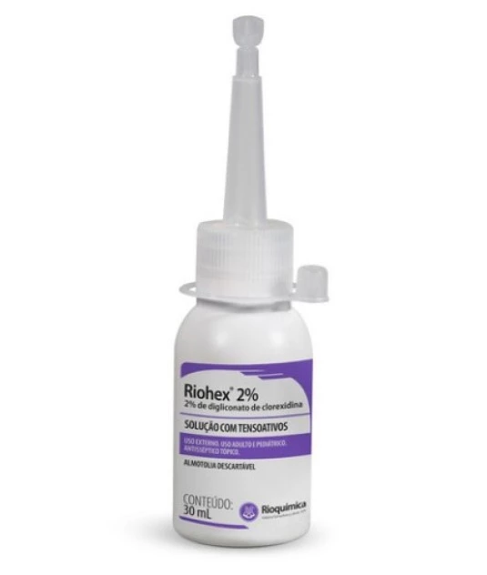 Clorexidina Riohex 2% C/Tensoativo 30Ml Rioquimica