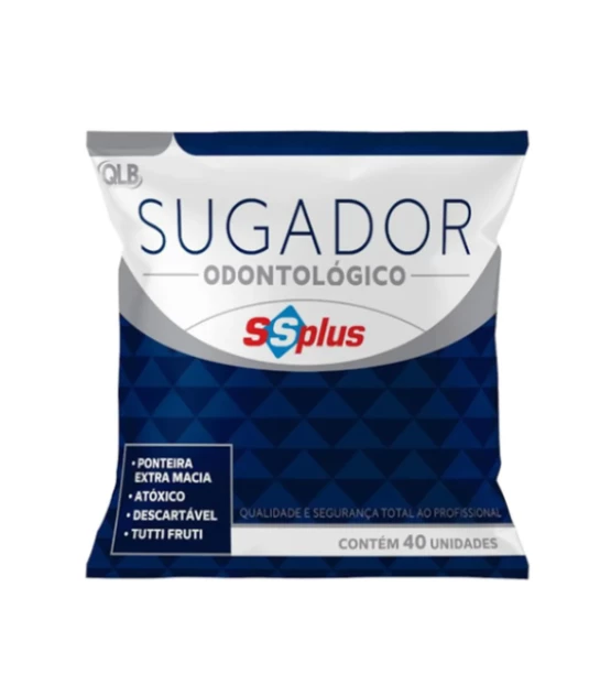 Sugador Odontologico C/20Un (Dreno Endodôntico) - Ssplus
