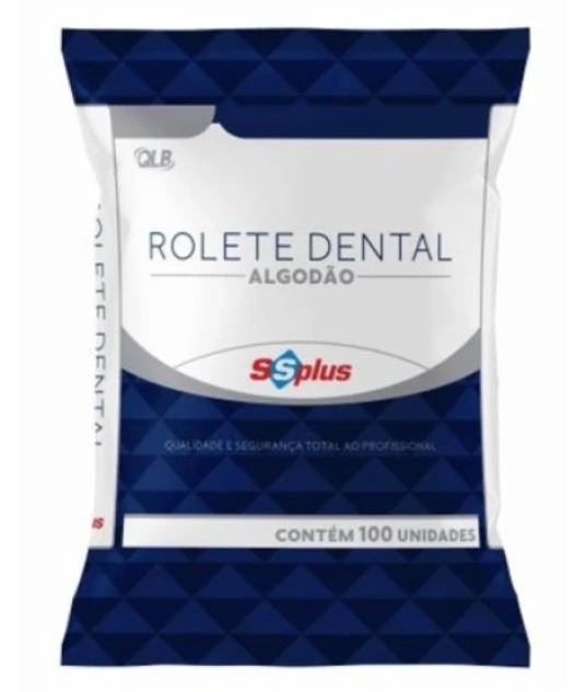 Rolete de Algodão Dental com 100 unidades + E-book