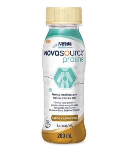 Kit 3 Novasource Proline 200ml Cappuccino Nestle + E-book
