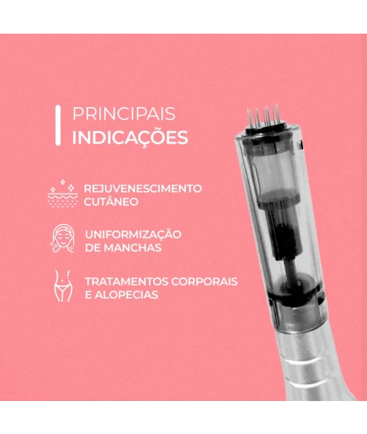 Cartucho Smart Pen Preto - 12 Agulhas c/ 10 unidades - Smart GR  