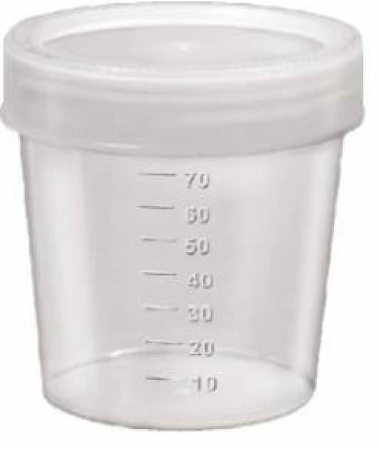 Coletor Universal Não Esteril Graduado 80Ml Sanity