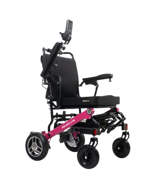 Cadeira de Rodas Motorizada Compact In - Power Lite - Rosa