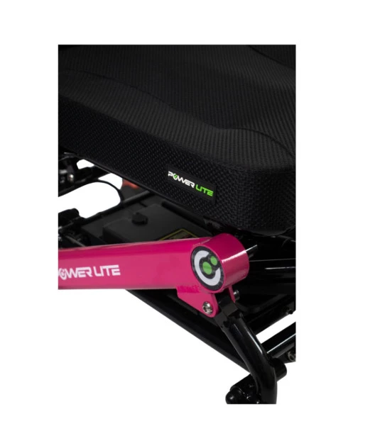 Cadeira de Rodas Motorizada Compact In - Power Lite - Rosa