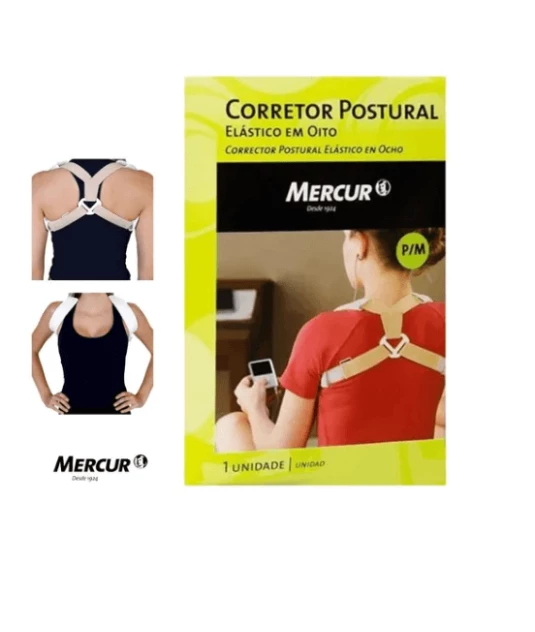 Corretor Postural Elástico em Oito Mercur