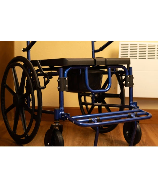 Cadeira de Banho D70 em Alumínio até 200 kg Assento 51cm - Dellamed