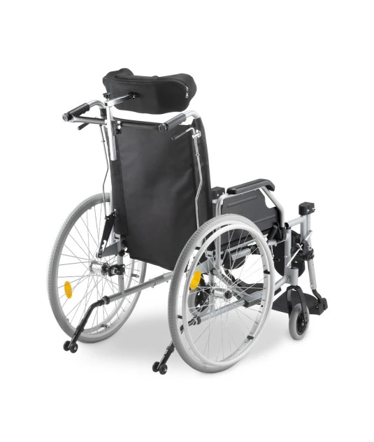 Cadeira de Rodas Tetra Reclinável com Encosto e Cinto até 130 Kg D700 - Dellamed