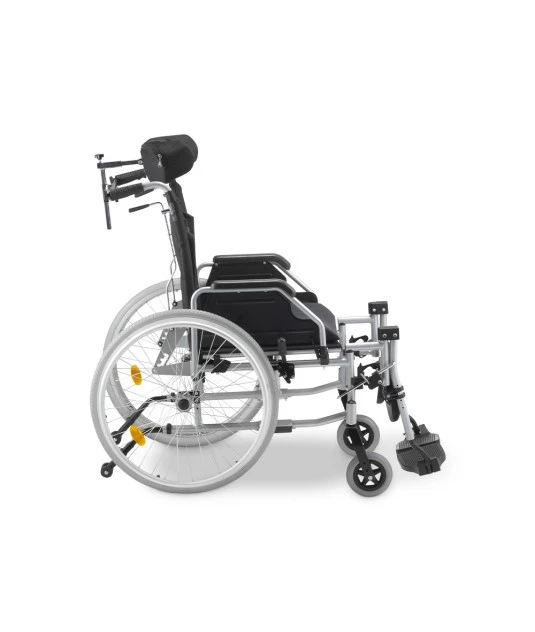 Cadeira de Rodas Tetra Reclinável com Encosto e Cinto até 130 Kg D700 - Dellamed
