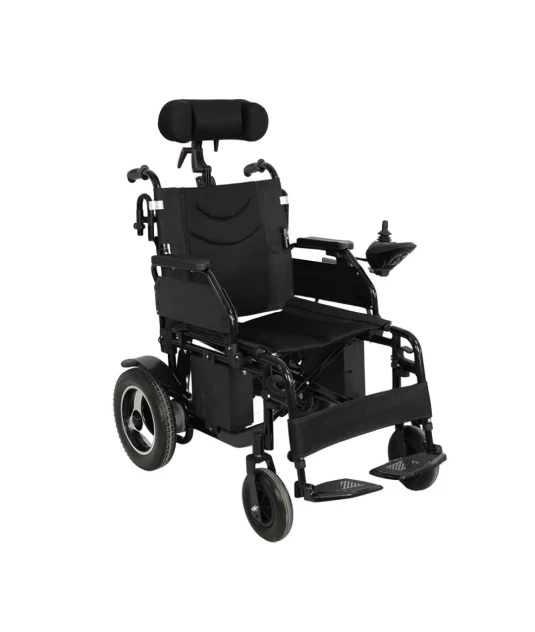 Cadeira De Rodas Motorizada Dobrável D800 + Apoio de Cabeça Dellamed 