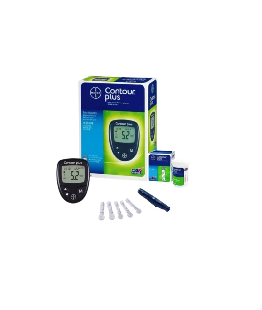 Kit Contour Plus (Monitor, Lancetador, 05 Agulhas, 05 Lancetas)