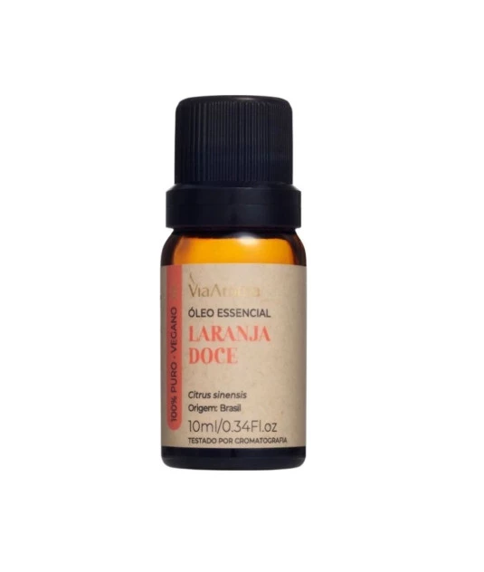 Kit Óleos Essenciais 10ml Via Aroma - Laranja Doce/Eucaliptus Globulus/Lavanda