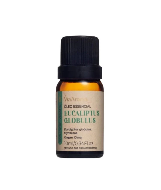 Kit Óleos Essenciais 10ml Via Aroma - Bergamot Italy/Eucaliptus Globulus/Lavanda