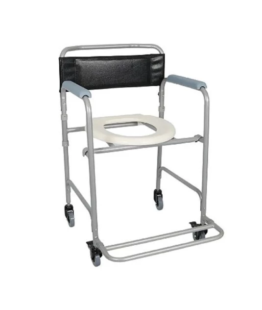 Cadeira de Banho Higiênica Dobrável D30 (100kg) Dellamed