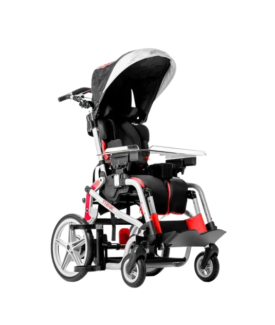 Carrinho Postural Infantil Trak Vermelho Até 36 Kg Leggero