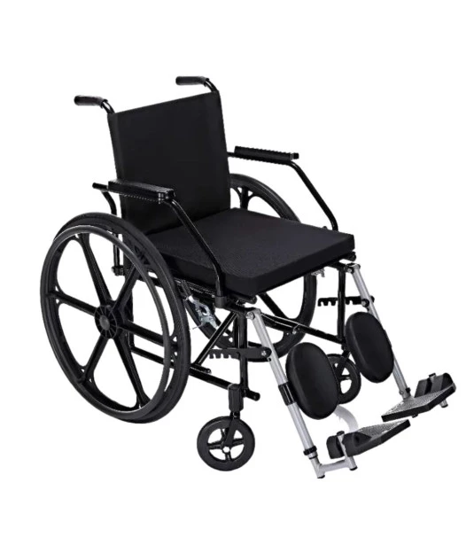 Cadeira de Rodas PL 101 Pneus Maciços e Pês eleváveis Prolife
