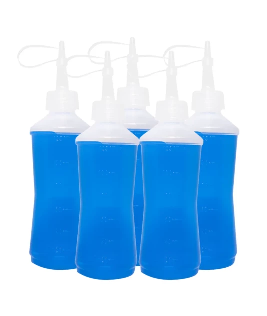 Kit com 5 Unidades de Almotolia 125ml Bico Reto J.Prolab