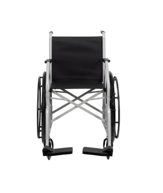 Cadeira de Rodas Cinza Roda Nylon CDS 101