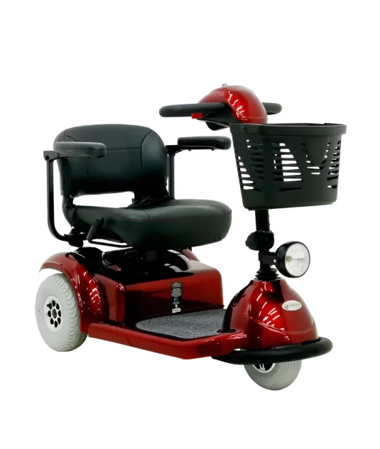 Cadeira de Rodas Motorizada Scooter Elétrica Mirage SX Triciclo Vinho - Freedom