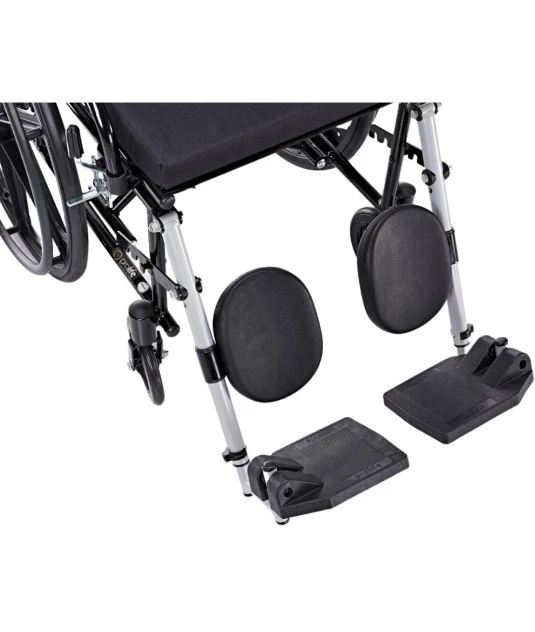 Cadeira de Rodas PL 101 Pneus Maciços e Pês eleváveis Prolife