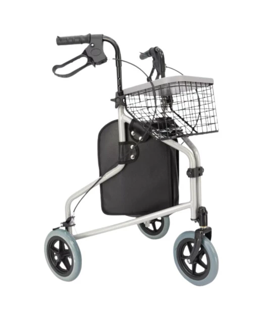 Andador Inspire Mobil Saude 3 Rodas e Bolso MBRLA42012