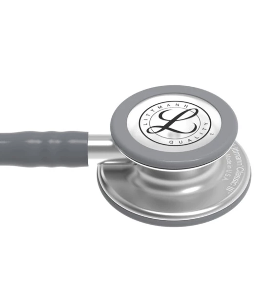 Estetoscópio Littmann Classic III Adulto Cinza 